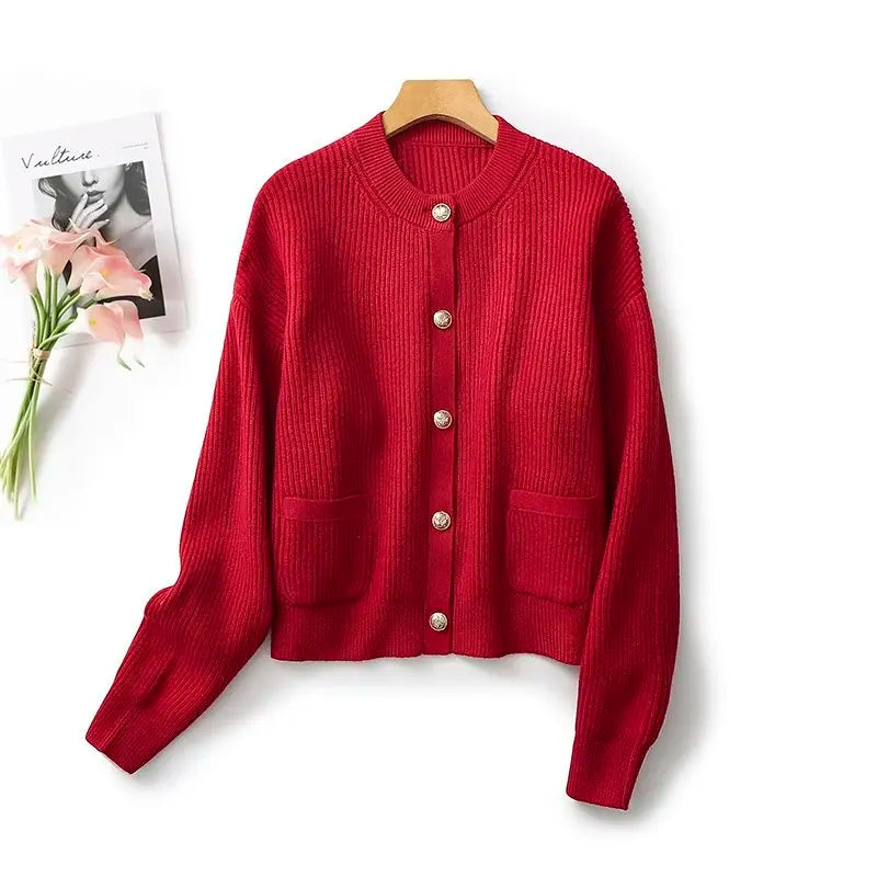 Women's Scarf Cardigan Elegant