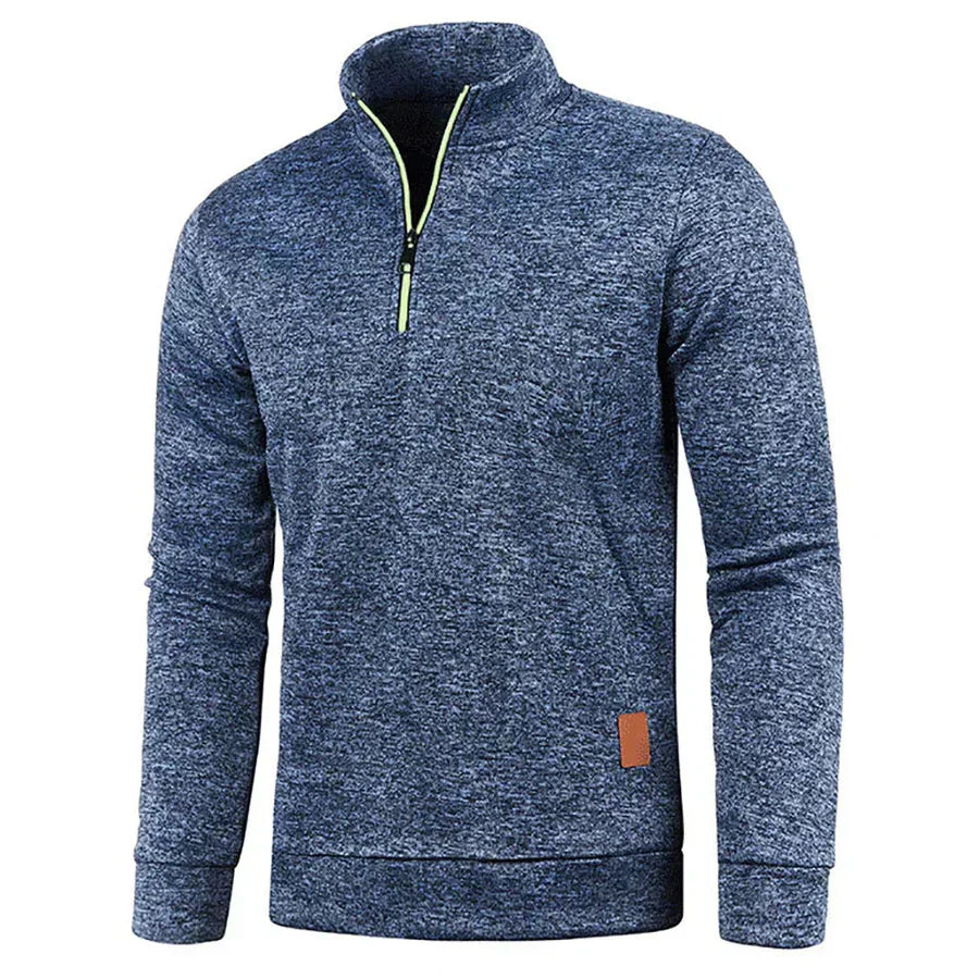 Milo - Comfortable Men's Zip-Up Sweater