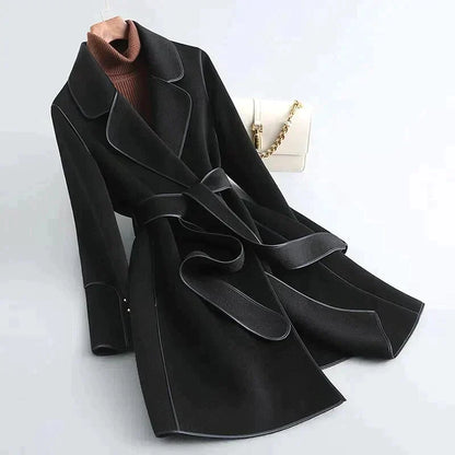 Elegant Mid-Length Women's Trench Coat Cut