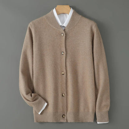 Women's Soft Cardigan with Front Buttons