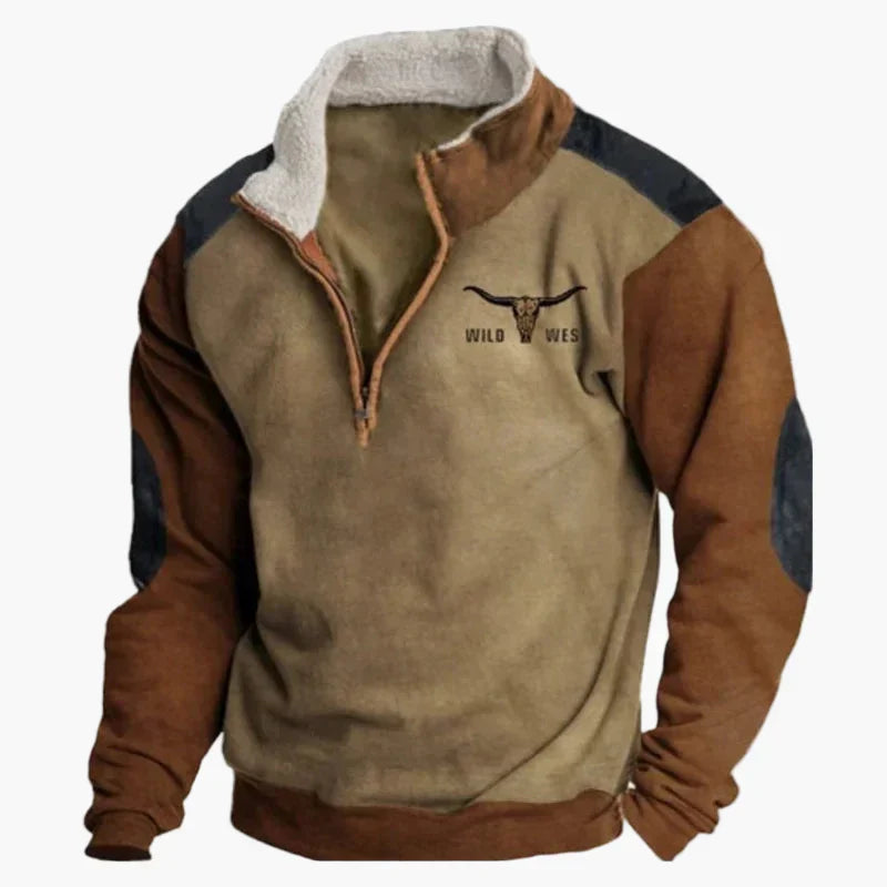 Stylish Pullover Western Look Ethnic Pattern Outdoor