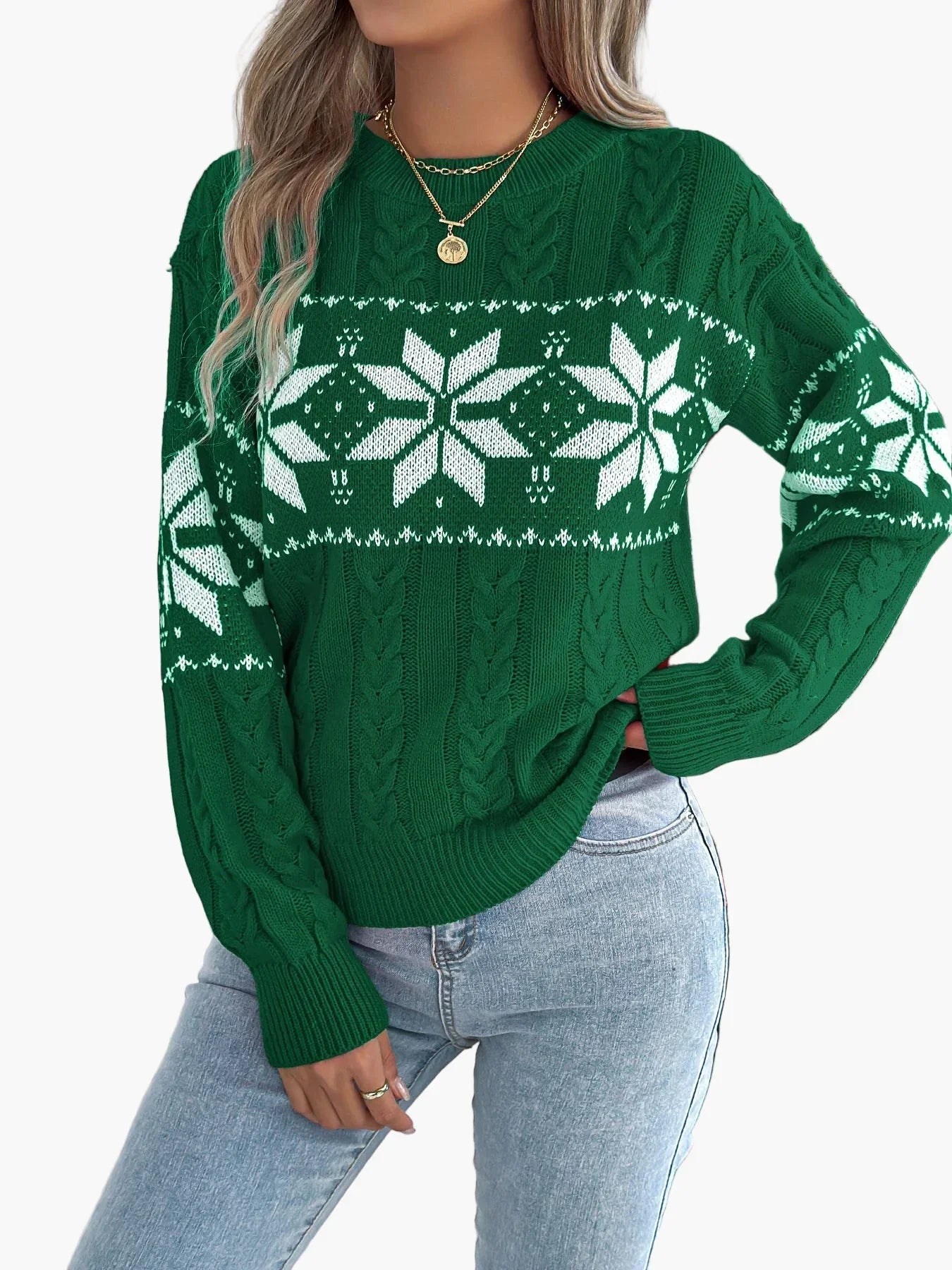 Christmas Sweater Norwegian Pattern Warm