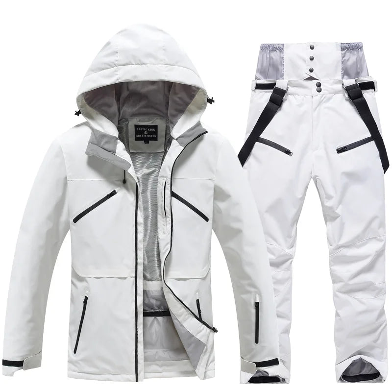 Unisex Ski Suit 2-Piece Warm Functional