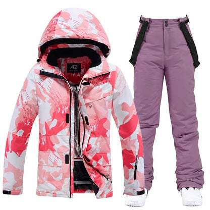 Women's Warm Two-Piece Ski Suit