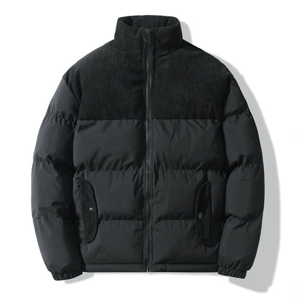 Fashionable quilted jacket with decorative cord