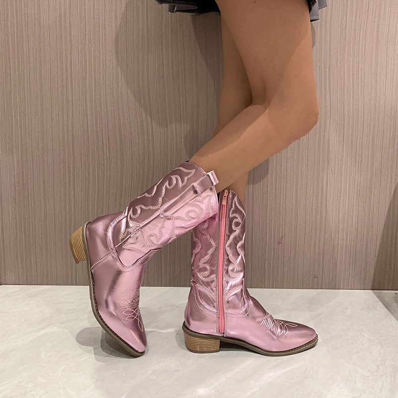 Shiny Women's Western Boots