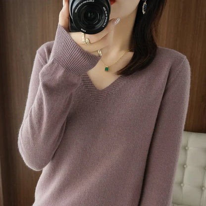Comfortable V-Neck Sweater for Women