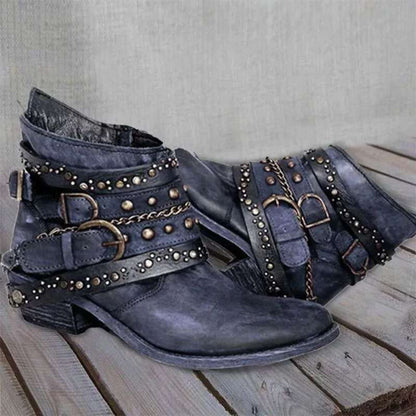 Stylish Over-the-Knee Boots Chunky Heels