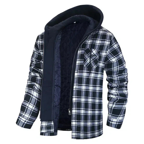 Soft Plaid Shirt Jacket Casual Style