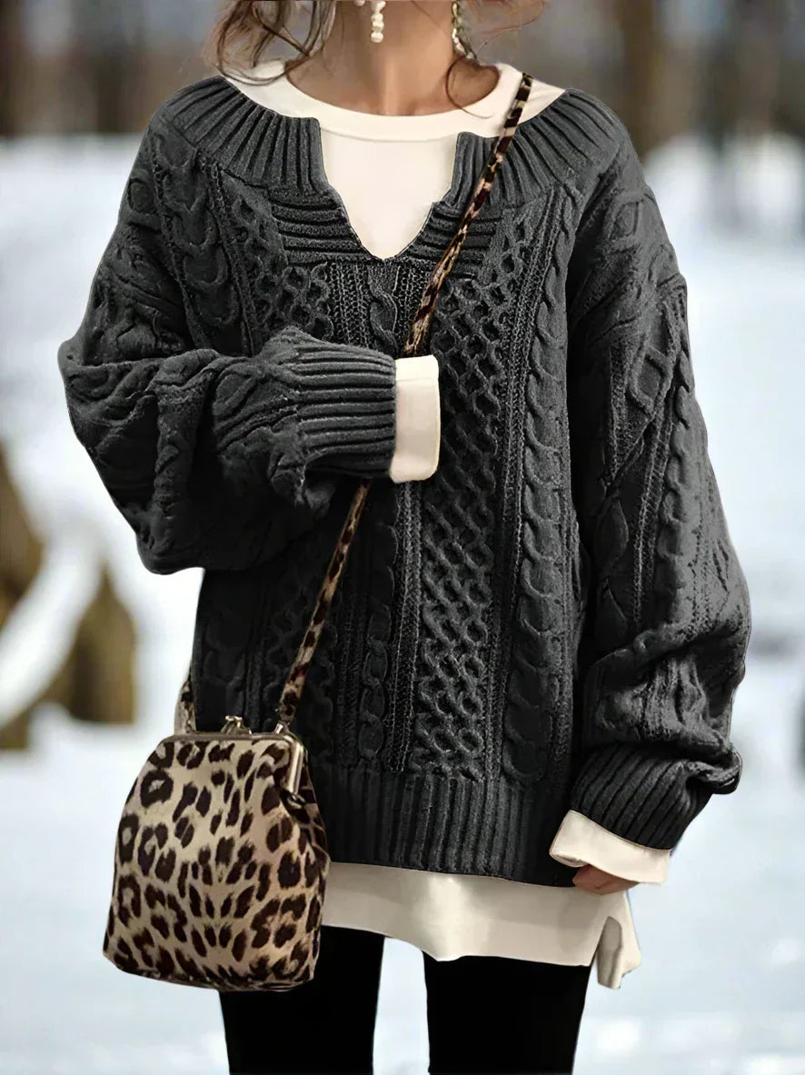 Knitted Sweater Oversized Soft and Warm Comfort Fit