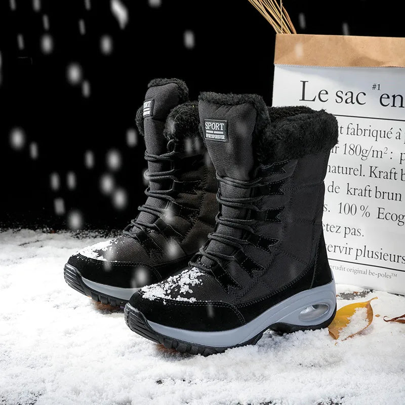 Waterproof Ankle-High Warm Winter Snow Boots