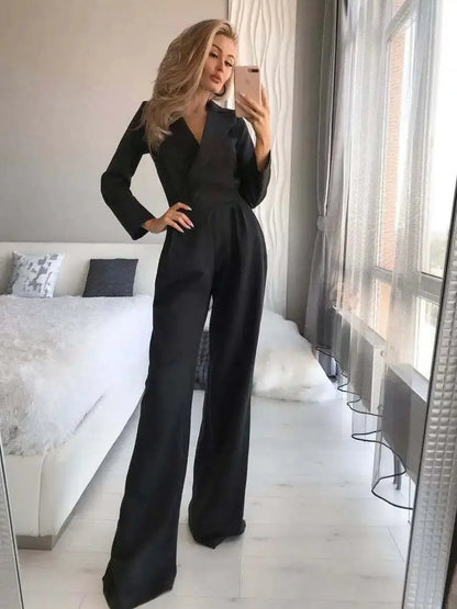 Eleganter Winter Jumpsuit Zeitlos Chic - IdealeKleiden