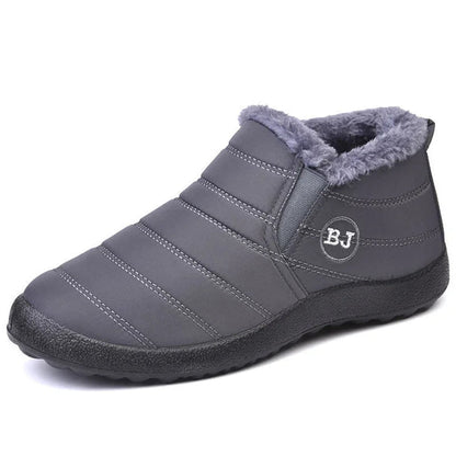 Warm Ankle Boots Quilted Waterproof Plush Insole