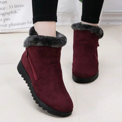 Warm Winter Boots Plush Lining Non-slip