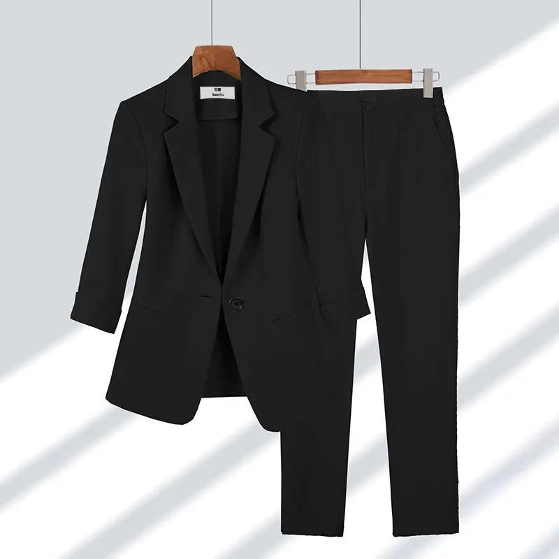 Elegant Two-Piece Women's Suit