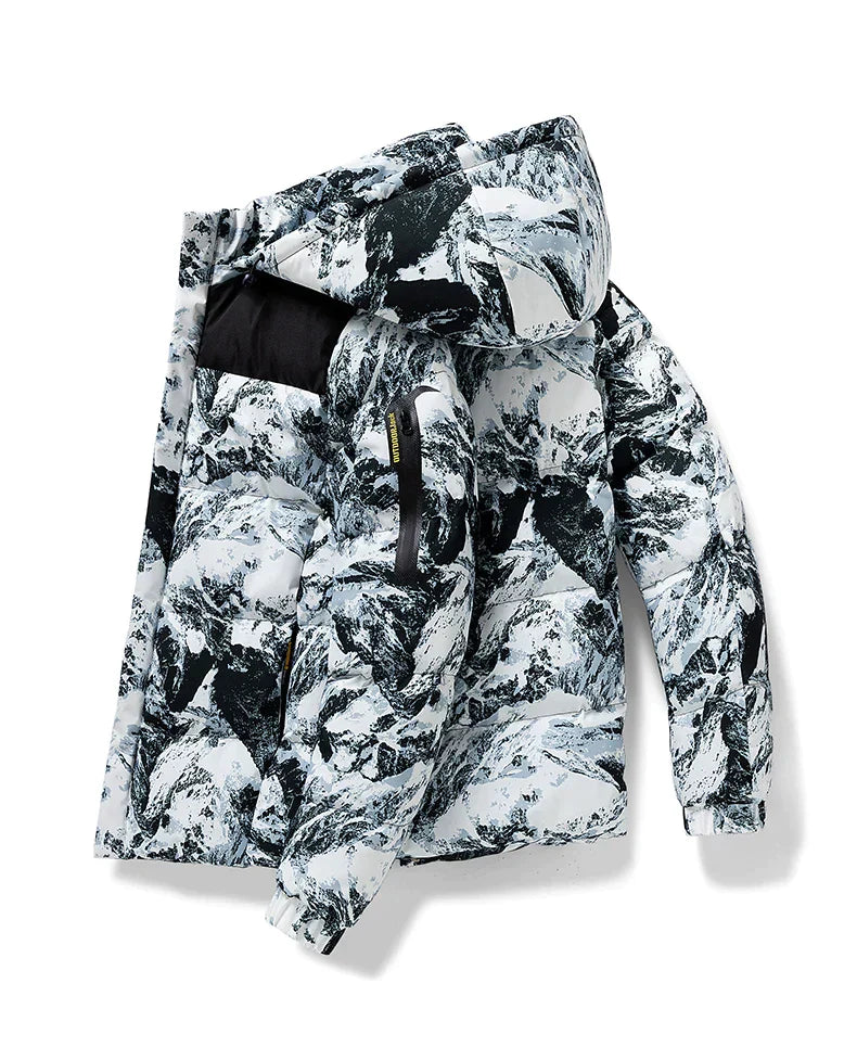 Military Quilted Jacket Camouflage Pattern