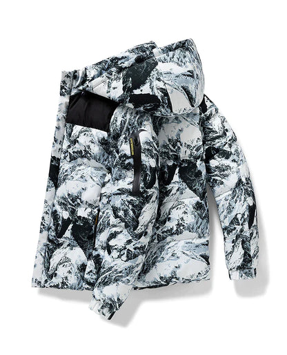 Military Quilted Jacket Camouflage Pattern