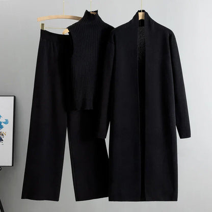 Women's 3-Piece Trouser Set - Comfortable and Elegant