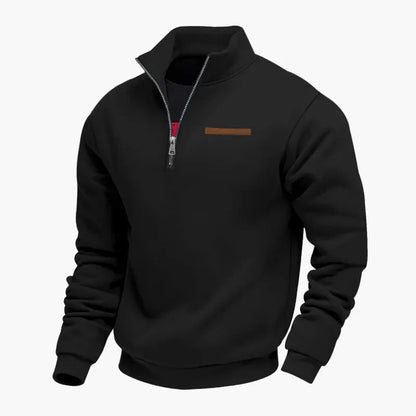 Practical Travel Pullover Stand-Up Collar Sweatshirt