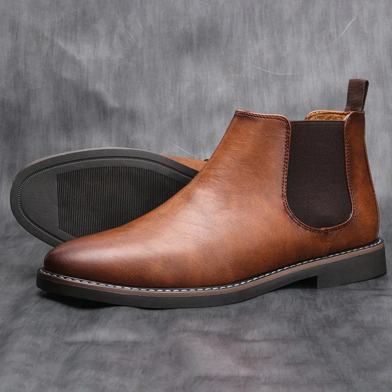 Retro Herren Stiefel Vintage Style - IdealeKleiden
