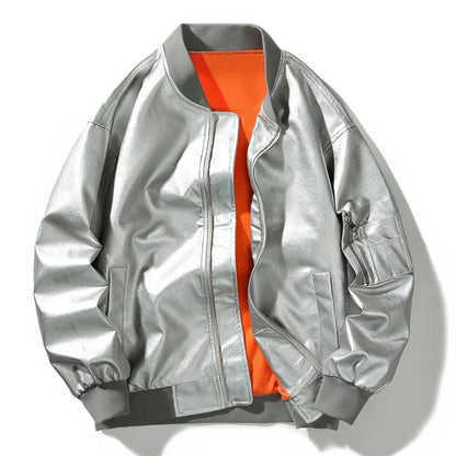 Vegan Bomber Jacket Elegant Design