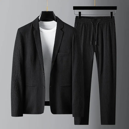 Men's Suit Smart Casual Drawstring Style
