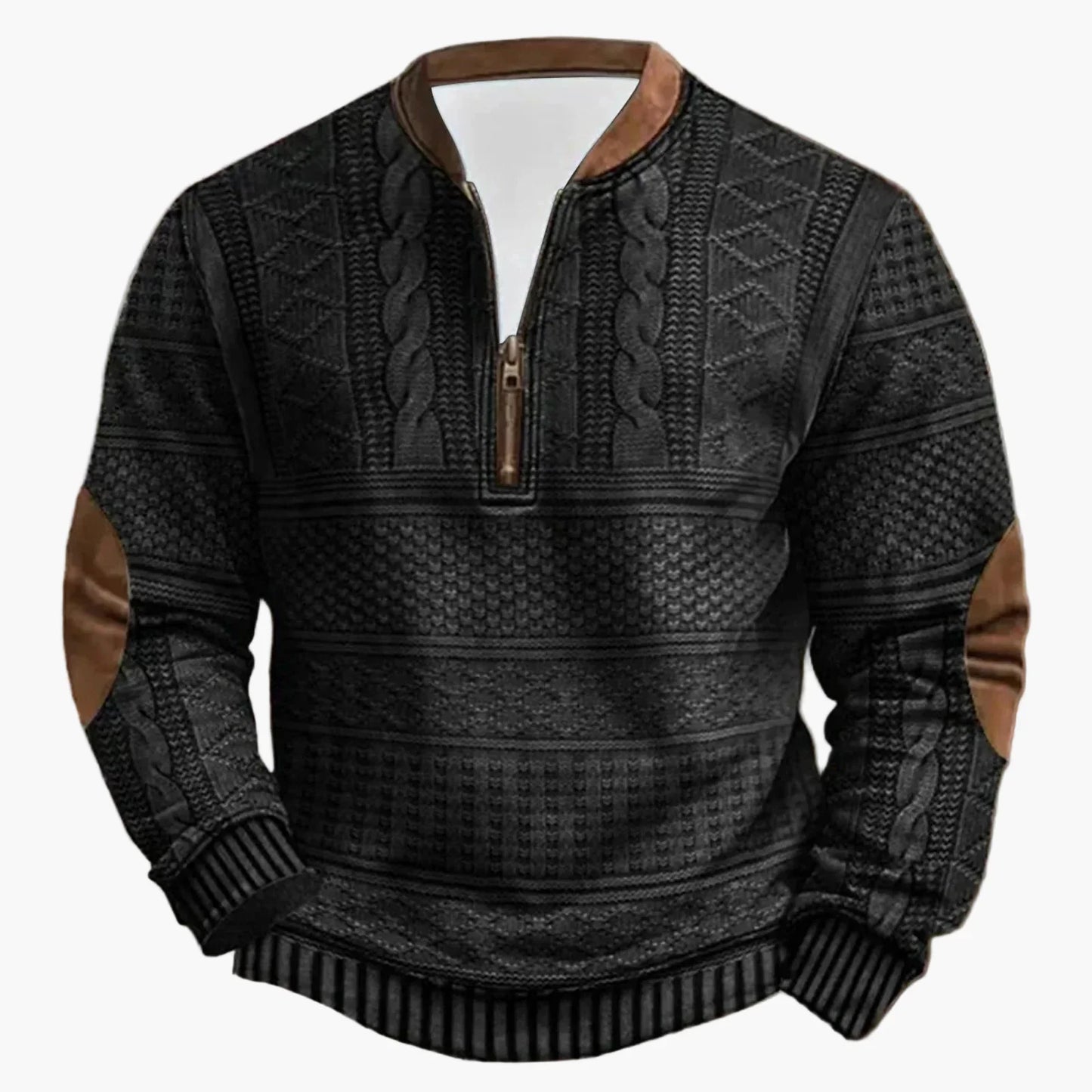 Comfortable Outdoor Pullover Stand-up Collar Zip