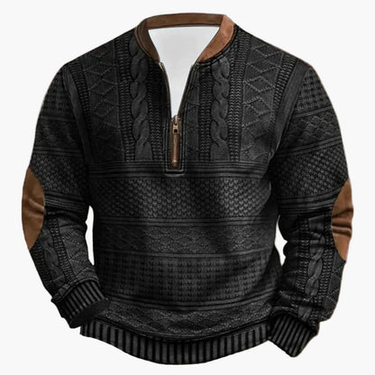 Comfortable Outdoor Pullover Stand-up Collar Zip