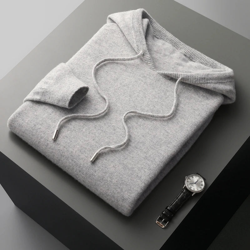 Warm Wool Hoodie Comfortable Cozy