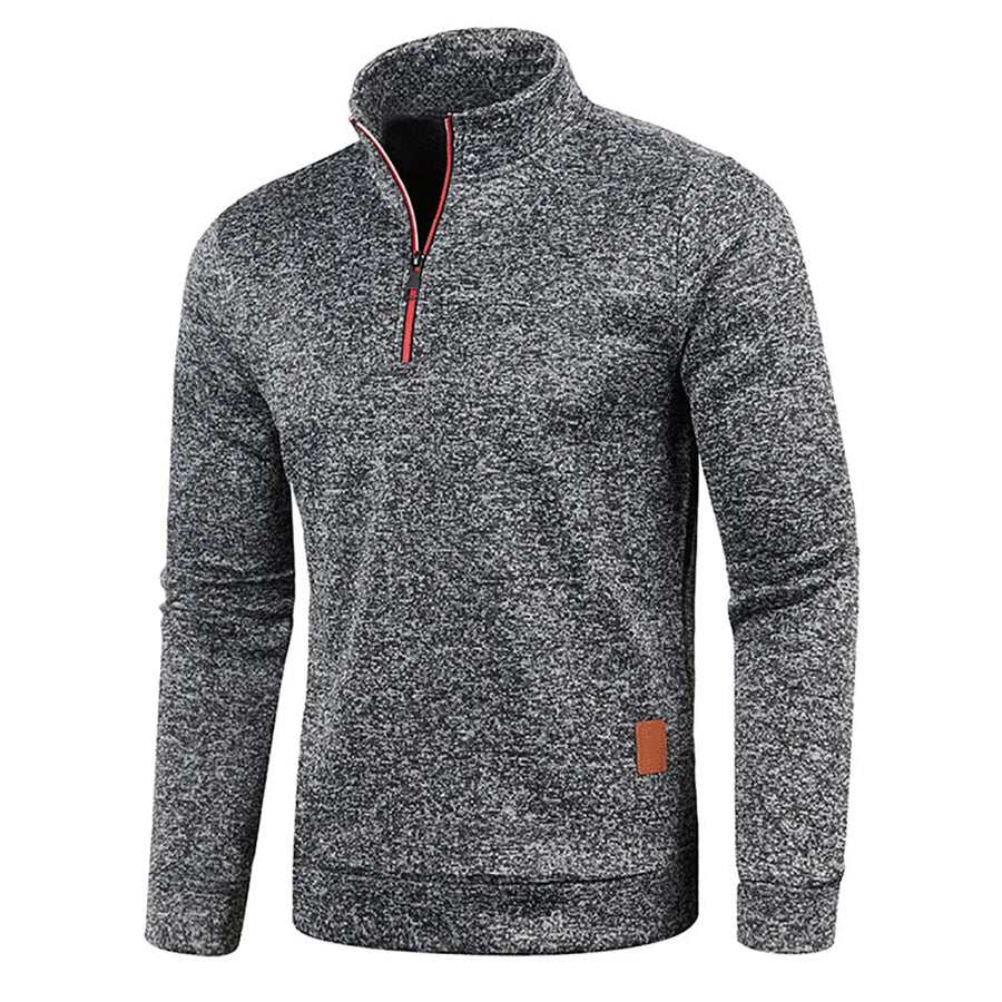 Milo - Comfortable Men's Zip-Up Sweater