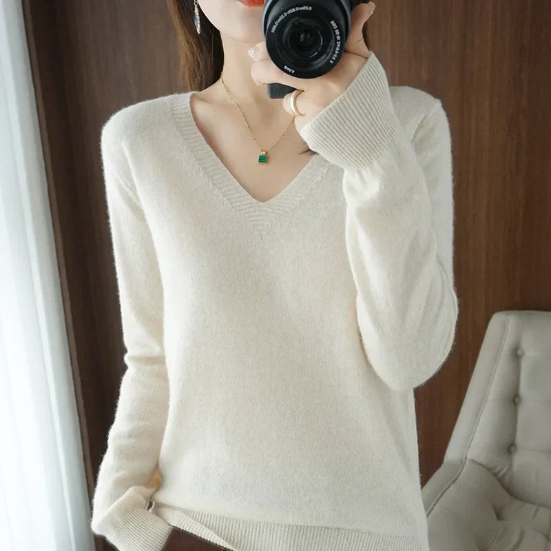 Comfortable V-Neck Sweater for Women