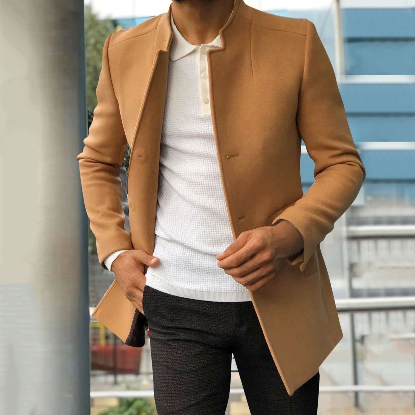 Elegante Damenjacke - Stylisher Wintermantel - IdealeKleiden