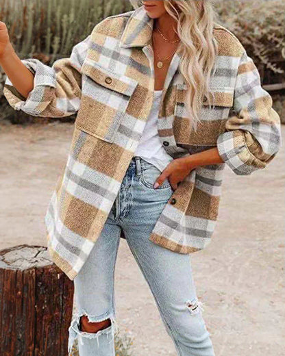 Women's Wool Jacket Warm Elegant