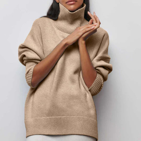 Women's Turtleneck Sweater Winter Warm