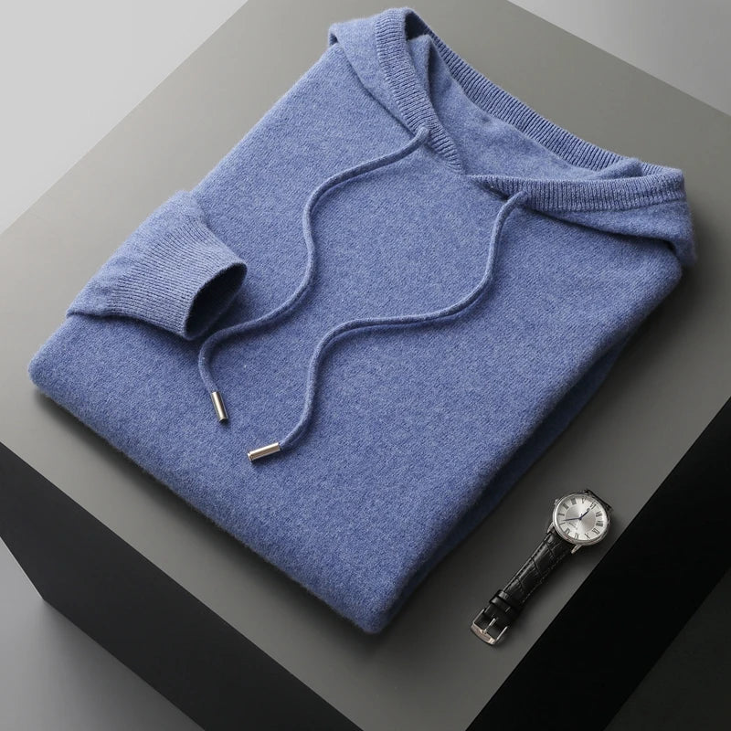 Warm Wool Hoodie Comfortable Cozy