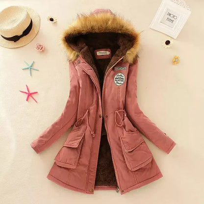 Autumn Winter Jacket Women Slim Fit Padded
