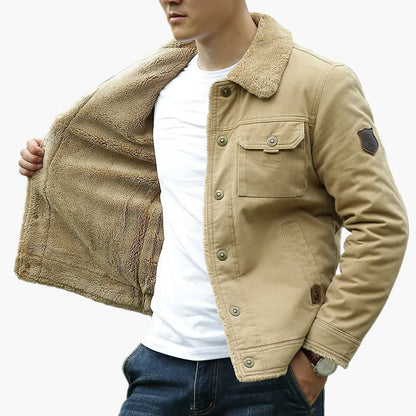 Practical outdoor fleece jacket