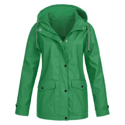 Waterproof Raincoat Women Hooded