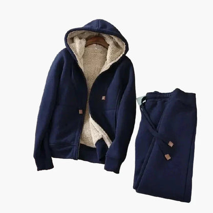 Practical tracksuit with hooded jacket and jogging bottoms Sporty Comfortable