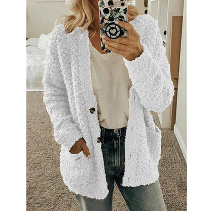 Women's Scarf Fleece Vest Warm