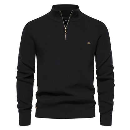 Pullover Mit Halbzipper Modern Design