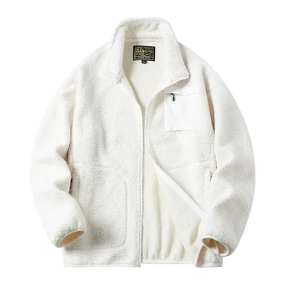 Unisex Fleece Jacket Outdoor Style Zipper