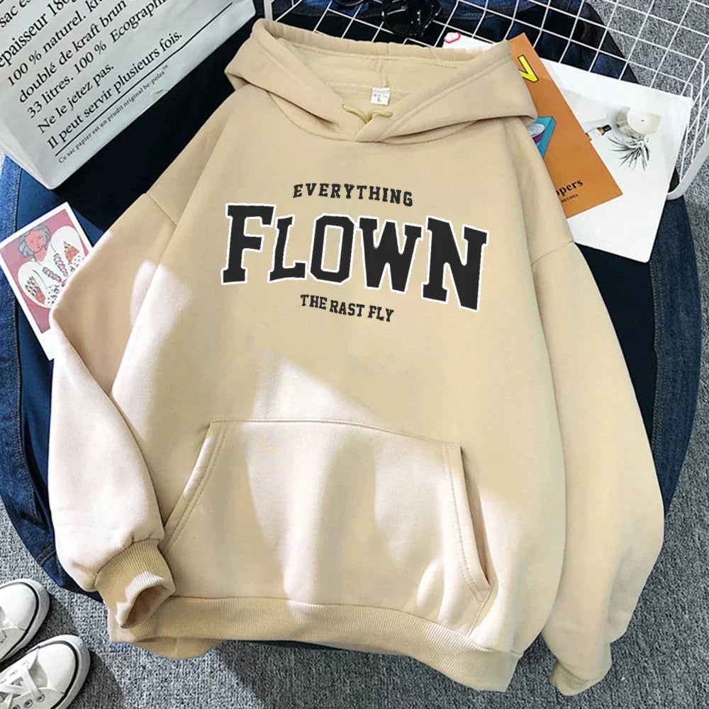 Women's Trendy Printed Hooded Jacket