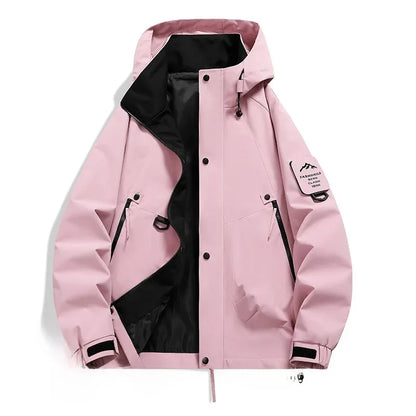 Men's Outdoor Jacket Hood Zipper