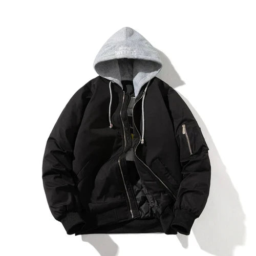 Cavan Style Leather Bomber Jacket