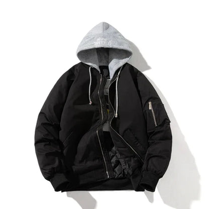 Cavan Style Leather Bomber Jacket