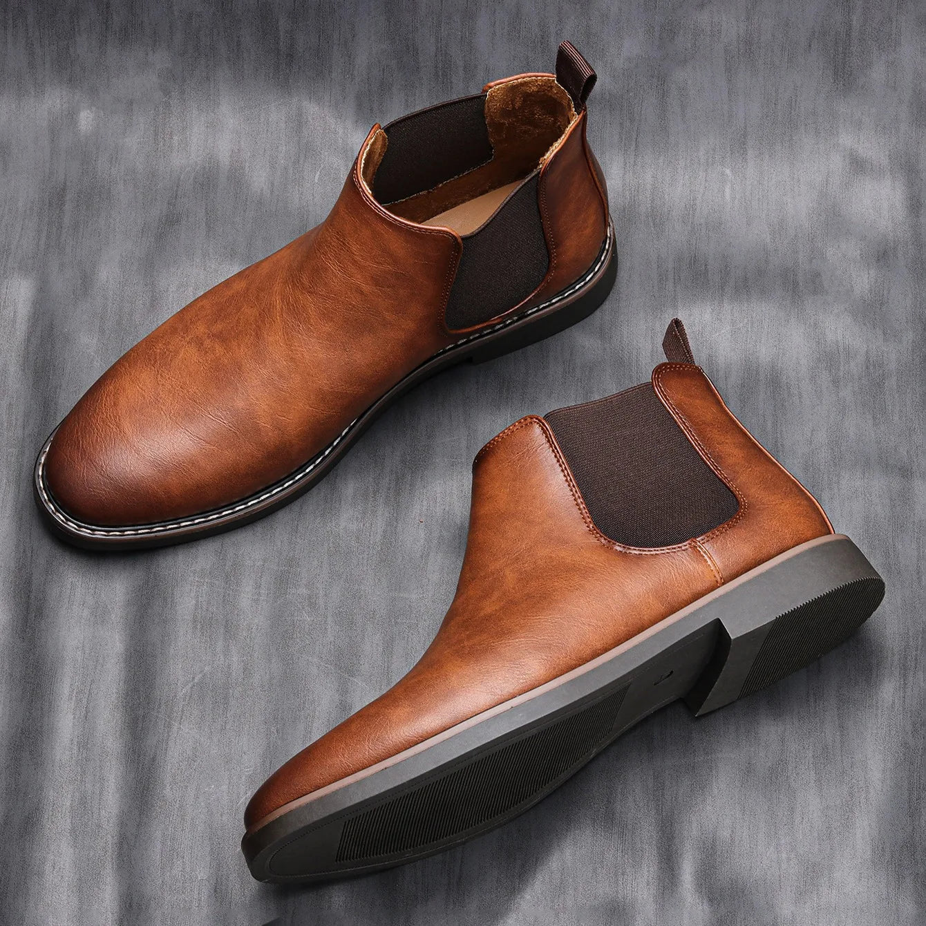 Men's Elegant Side-Zip Boots
