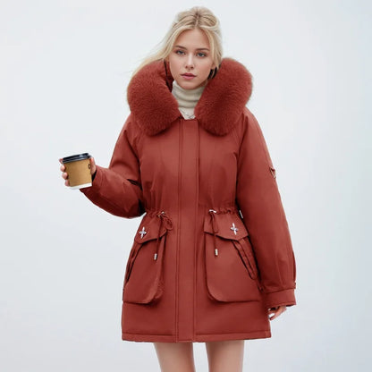 Elegant Faux Fur Jacket Modern Style