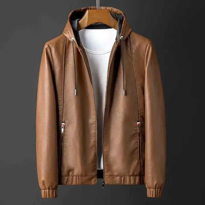 Winter jacket fur with hood elegant