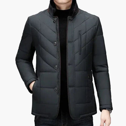 Elegant Quilted Jacket Modern Parka Style